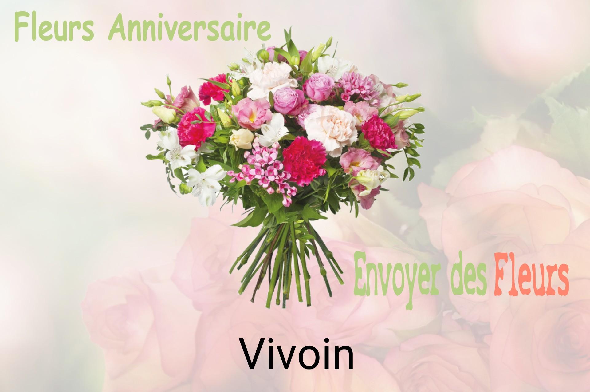 Bouquet de fleurs d’anniversaire livré à Vivoin