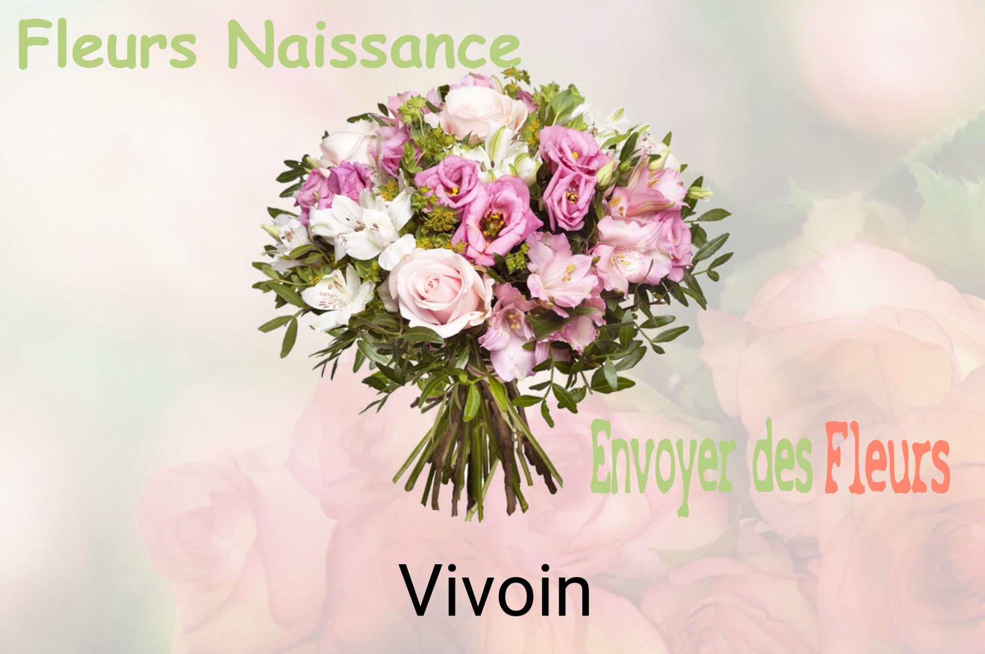 Bouquet de fleurs de naissance livré à Vivoin